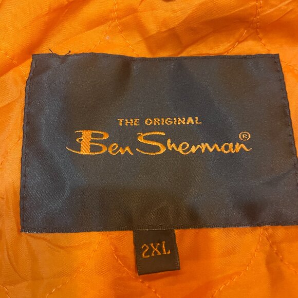 Ben Sherman Heavy Rain Jacket Parka Size L Boating Coat w/ Liner XL - Picture 2 of 10